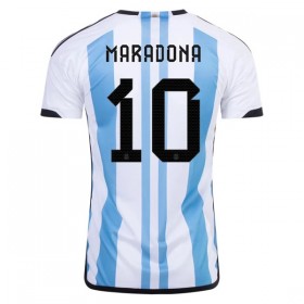 Argentina Maradona 10 Hjemme VM 2022 - Fodboldtrøjer (S/S)
